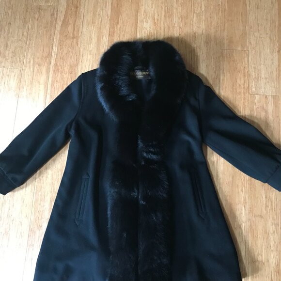 Yve Saint Laurent Vintage cashmere/wool fur coat (preowned) - Picture 5 of 13